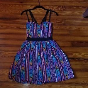 Charolett Russe bold print dress